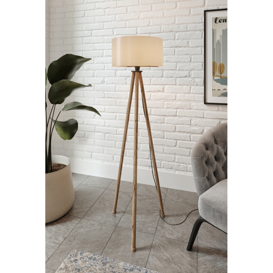 Stehleuchte AYD 1xE27/40W/230V braun/grau