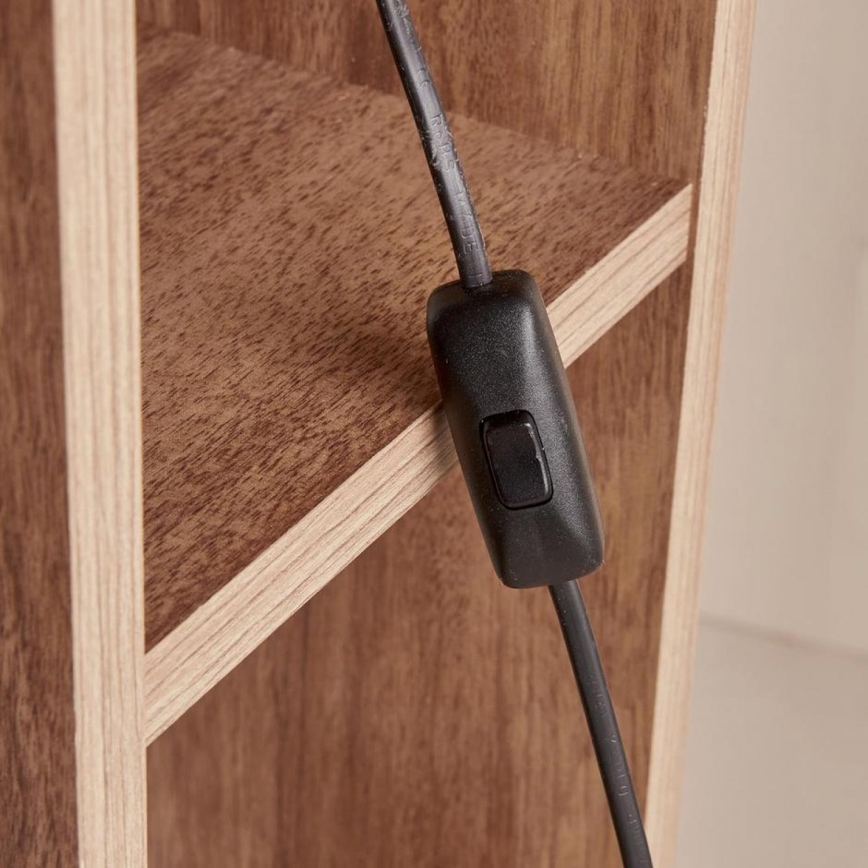 Stehleuchte AYD 1xE27/40W/230V braun/weiß