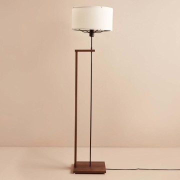 Stehleuchte AYD 1xE27/40W/230V braun/weiß