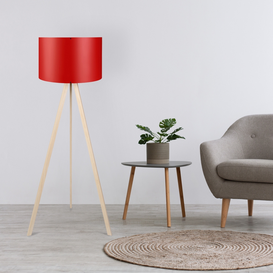 Stehleuchte AYD 1xE27/40W/230V rot/beige