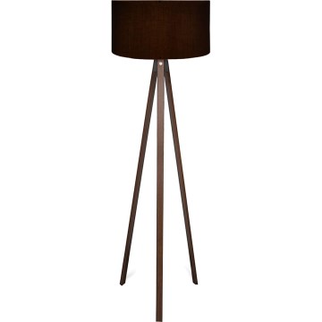 Stehleuchte AYD 1xE27/40W/230V schwarz/braun