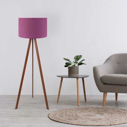 Stehleuchte AYD 1xE27/40W/230V violett/braun