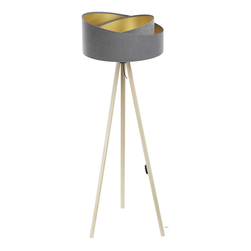 Stehleuchte GALAXY 1xE27/60W/230V grau/beige