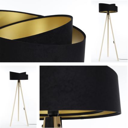 Stehleuchte GALAXY 1xE27/60W/230V schwarz/beige