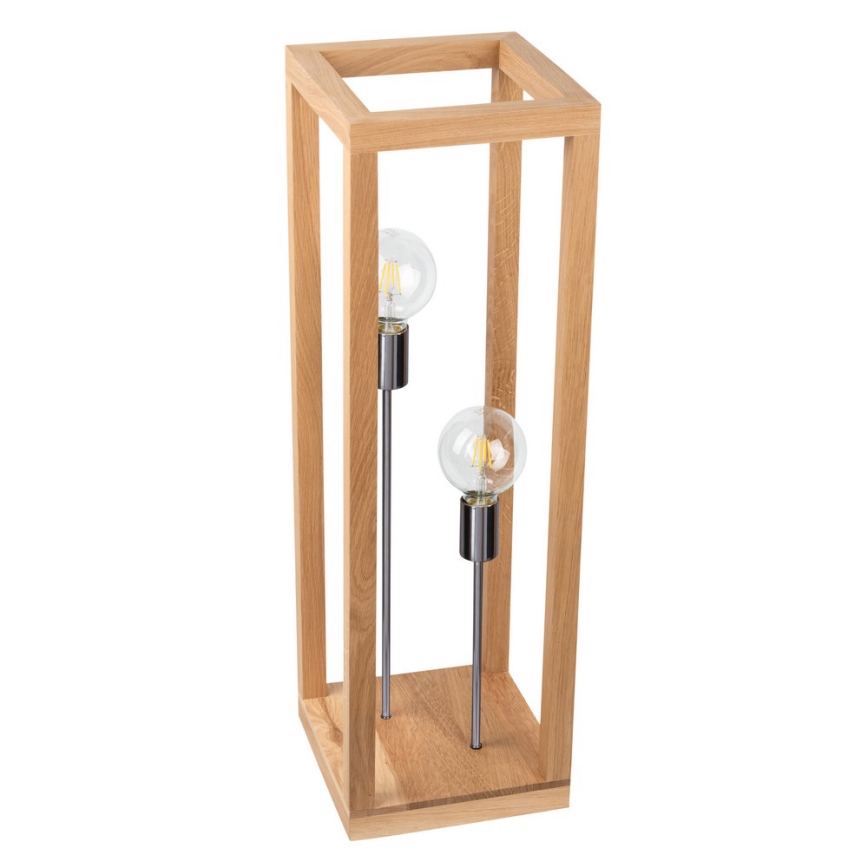 Stehleuchte KAGO 2xE27/60W/230V matte Eiche