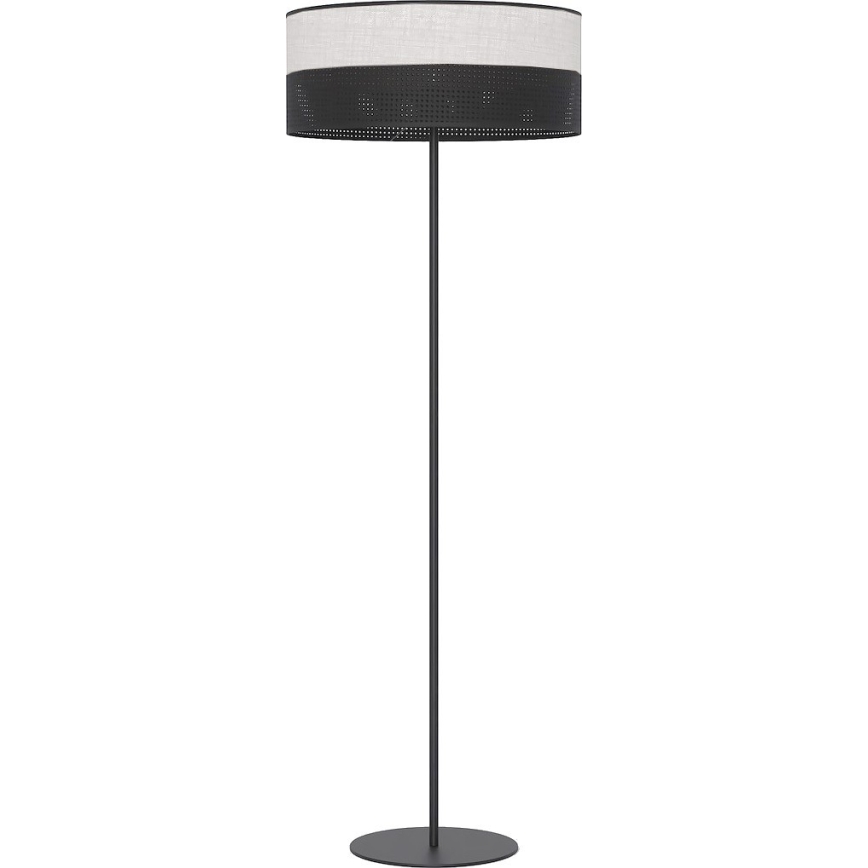 Stehleuchte KARBON 1xE27/15W/230V schwarz/grau