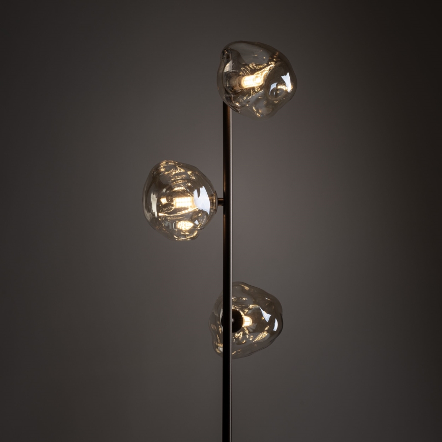 Stehleuchte LAVA 3xG9/8W/230V bronzefarben/rauchbeige