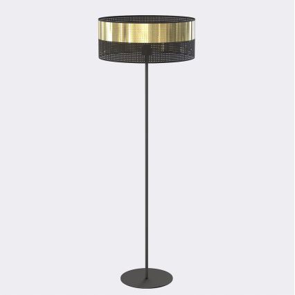 Stehleuchte LUX 1xE27/15W/230V schwarz/gold