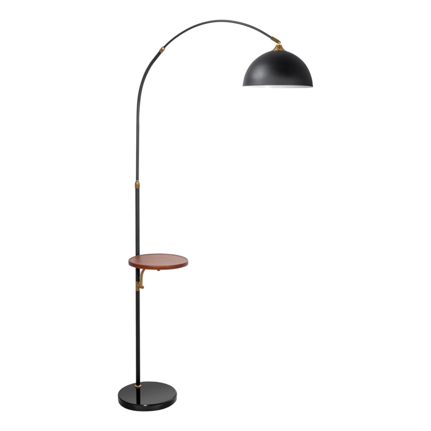 Stehleuchte mit Ablage 1xE27/60W/230V schwarz