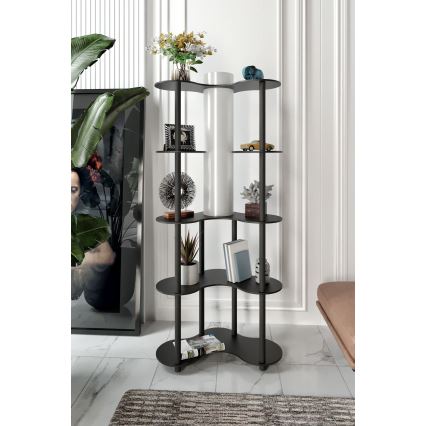 Stehleuchte mit Ablagefächern NOTO 1xE27/40W/230V schwarz