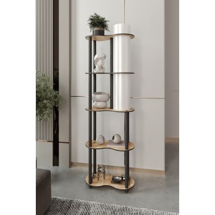 Stehleuchte mit Ablagen NOTO 1xE27/40W/230V beige/schwarz