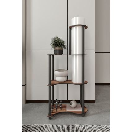 Stehleuchte mit Ablagen NOTO 1xE27/40W/230V braun/schwarz