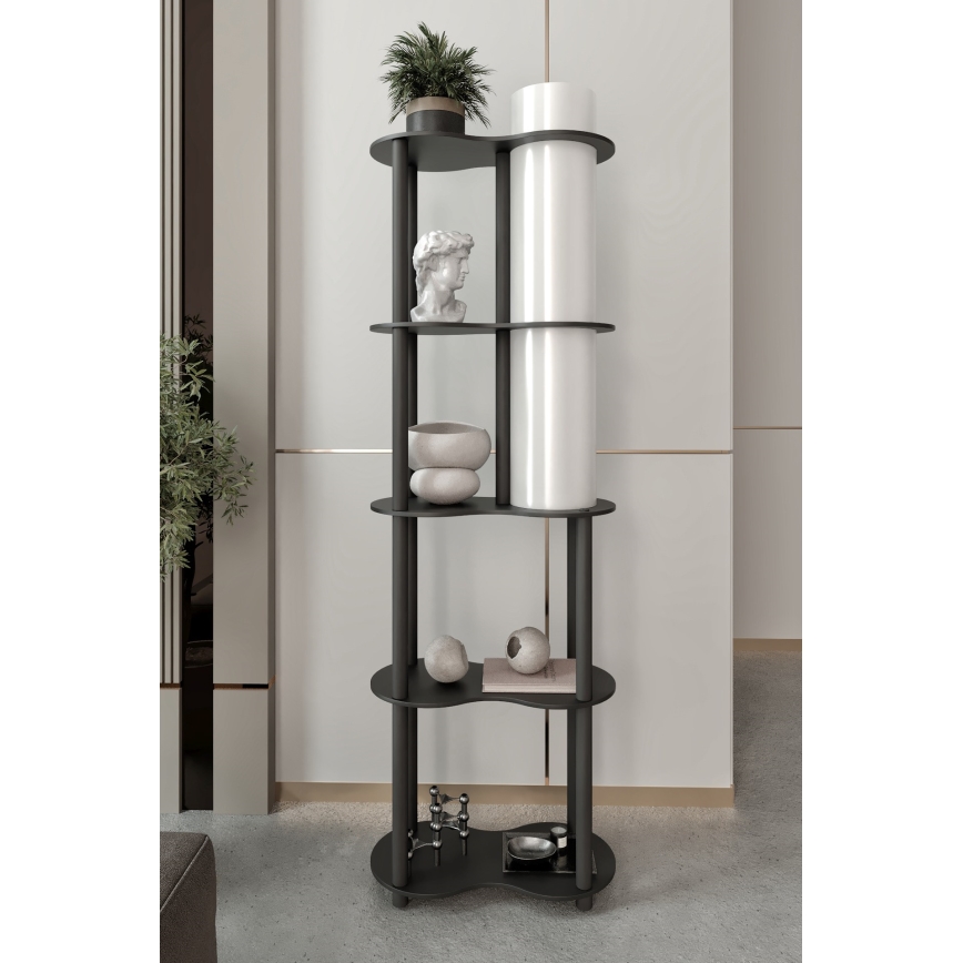 Stehleuchte mit Ablagen NOTO 1xE27/40W/230V schwarz