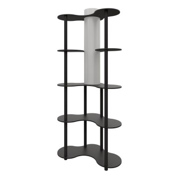 Stehleuchte mit Ablagen NOTO 1xE27/40W/230V schwarz