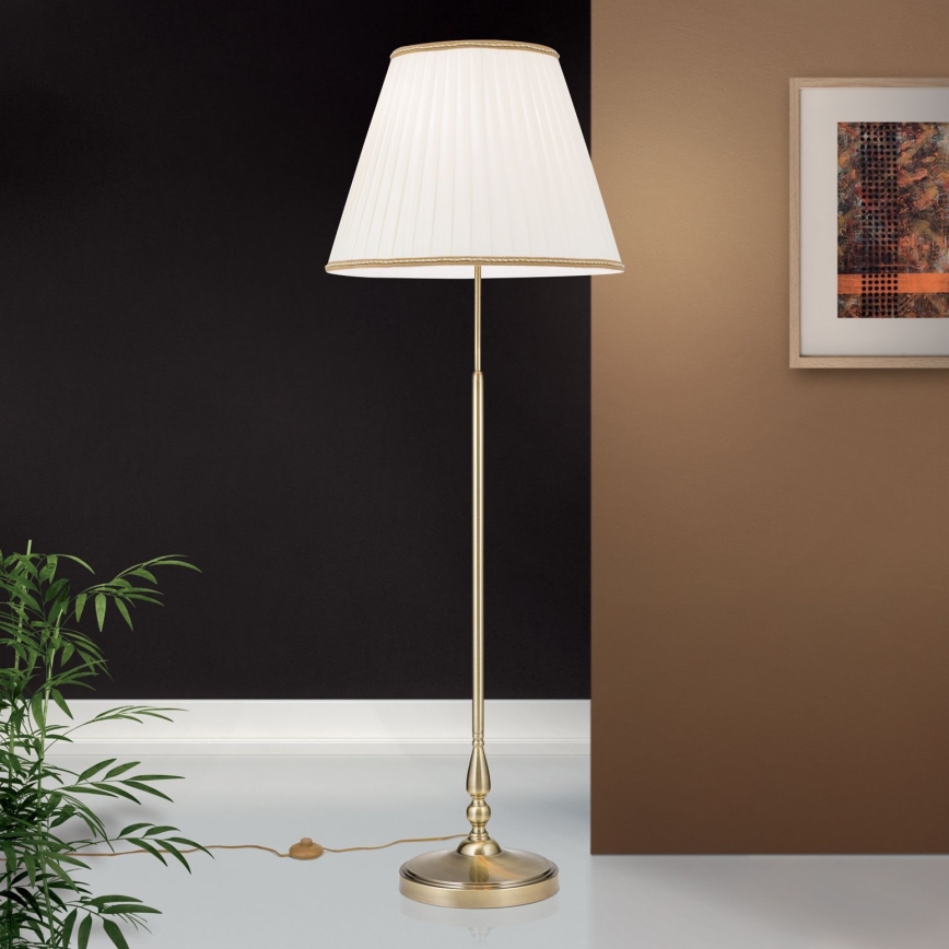 Stehleuchte TONIA 2xE27/60W/230V 154 cm weiß/bronzen