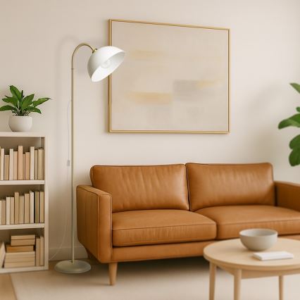 Stehleuchte ZACK 1xE27/15W/230V beige