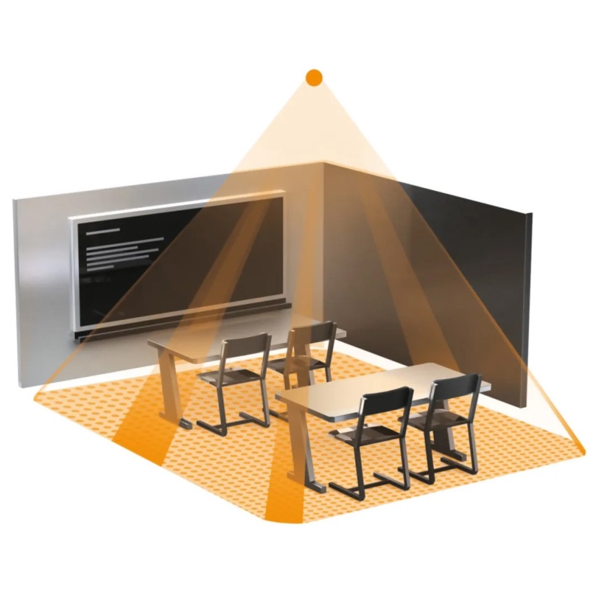 Steinel 002749 – Präsenzmelder IR Quattro 8m DALI-2 APC weiß