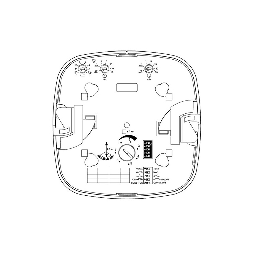 Steinel 002756 – Präsenzmelder IR Quattro HD 24m DALI-2 APC weiß