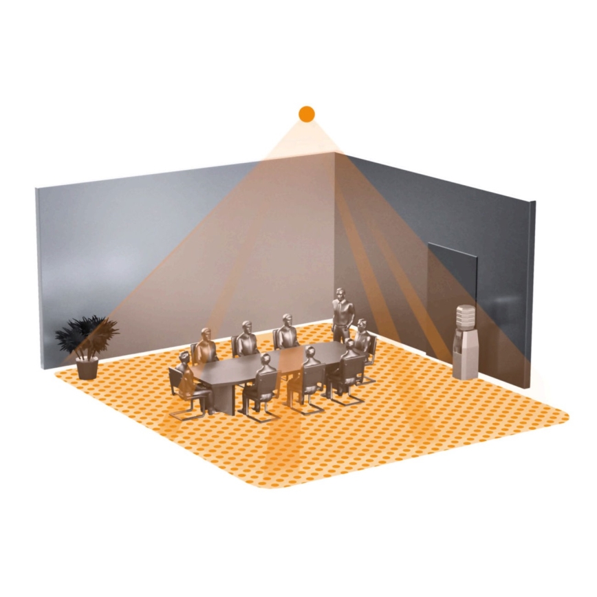 Steinel 002770 – Präsenzmelder IR Quattro HD 24m COM2 weiß