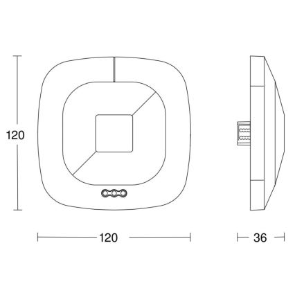 Steinel 002817 – Präsenzmelder HF 360 DALI-2 APC weiß