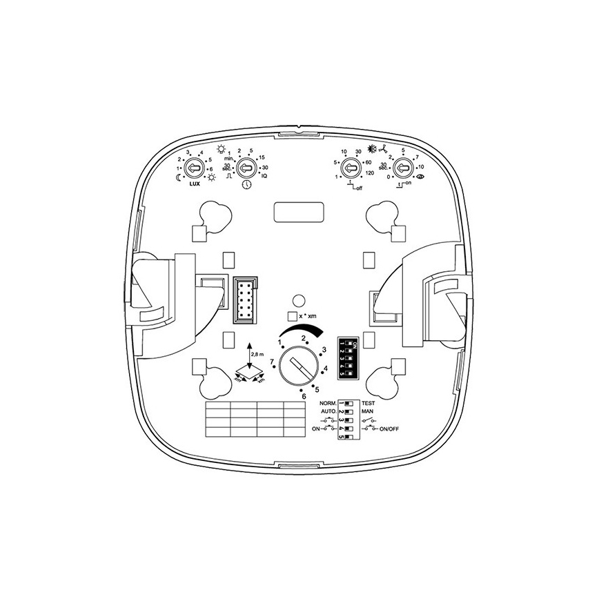 Steinel 002848 - Präsenzmelder HF 360 COM2 weiß