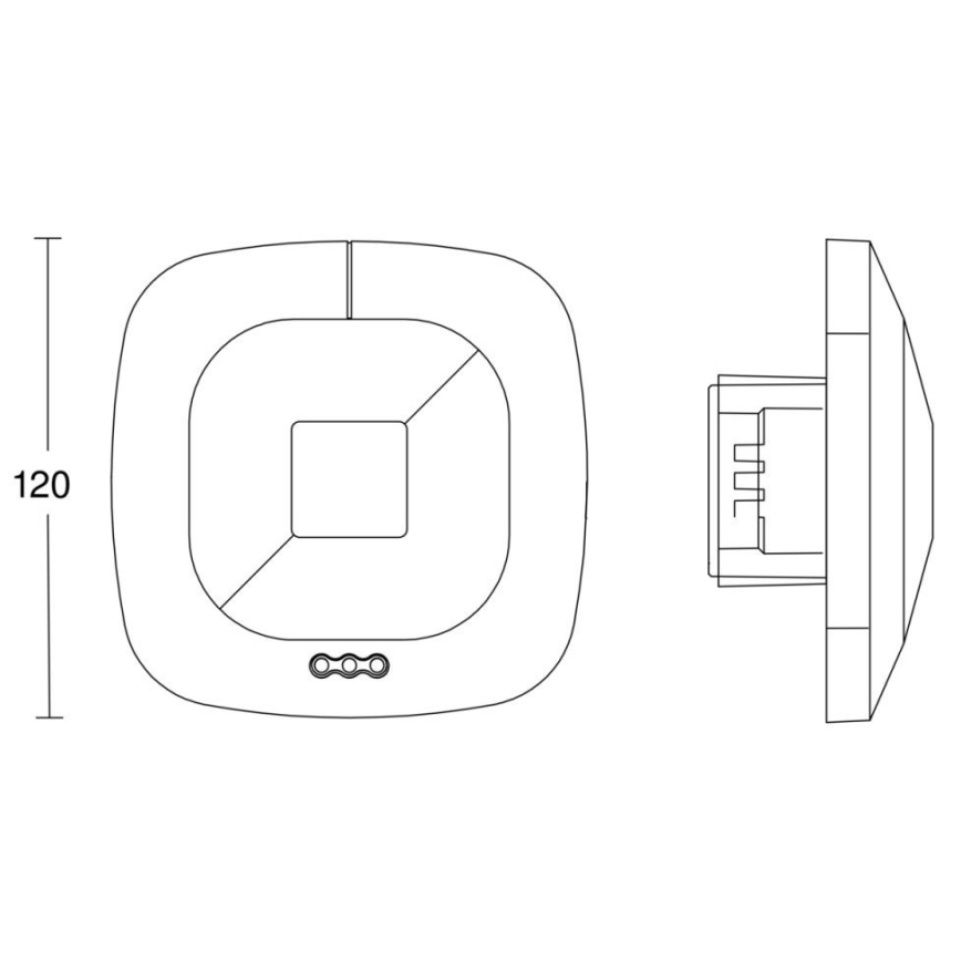 Steinel 002848 - Präsenzmelder HF 360 COM2 weiß