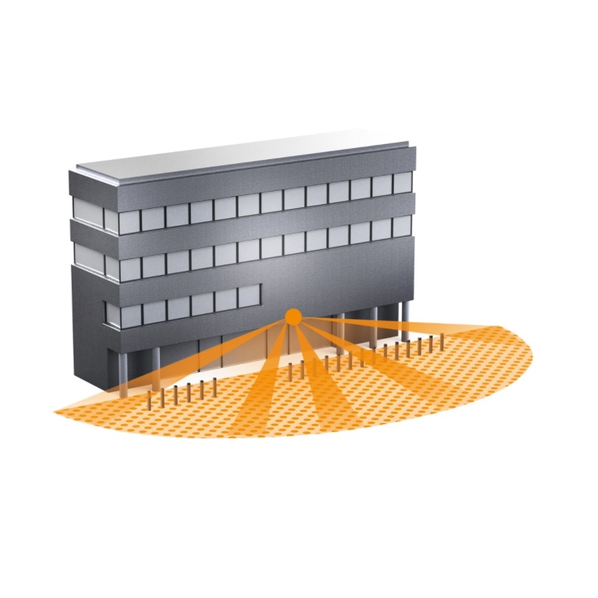 STEINEL 010508 - Außen-Bewegungsmelder IS 3180 weiß IP54