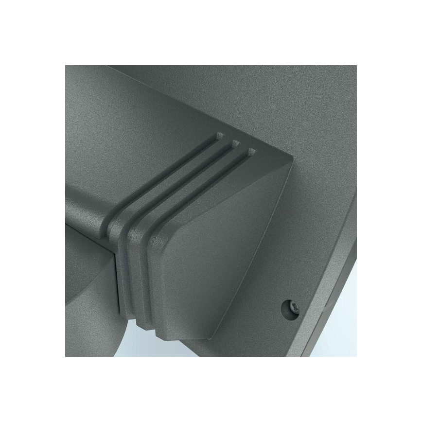 Steinel 012076 - Außen-Wandleuchte mit Sensor XLED curved LED/10,5W/230V