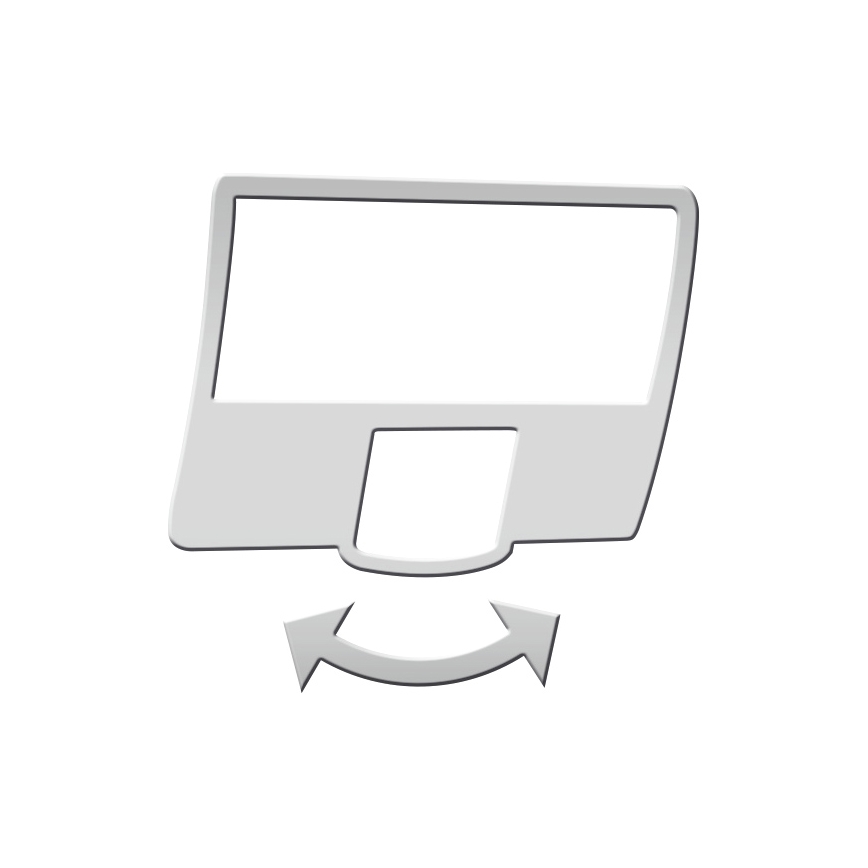 Steinel 012076 - LED-Außenwandleuchte mit Bewegungsmelder XLED curved LED/10,5W/230V IP44