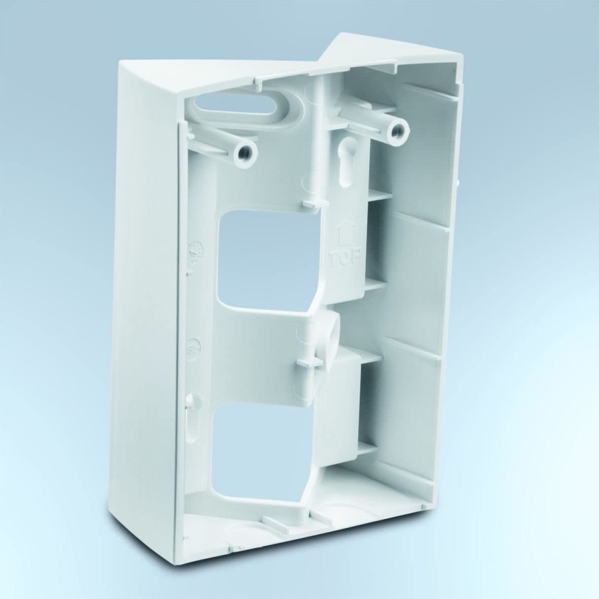 STEINEL 029593 - Bewegungssensor für den Außenbereich sensIQ KNX weiß IP54 + Fernbedienung