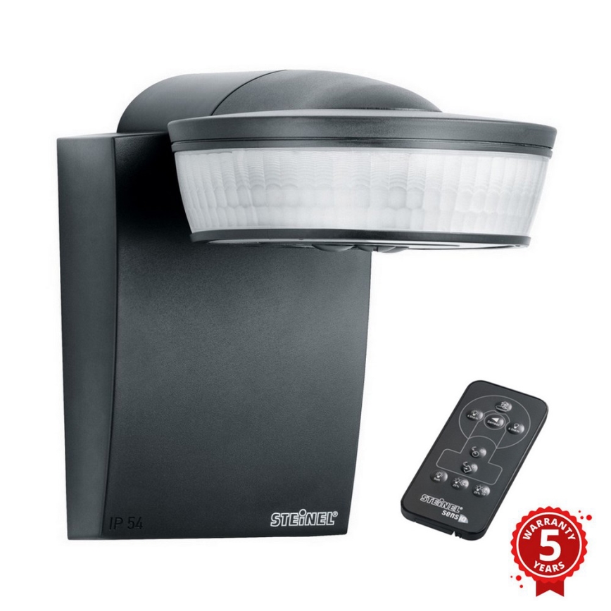 STEINEL 029609 - Außen-Bewegungsmelder sensIQ KNX schwarz IP54
