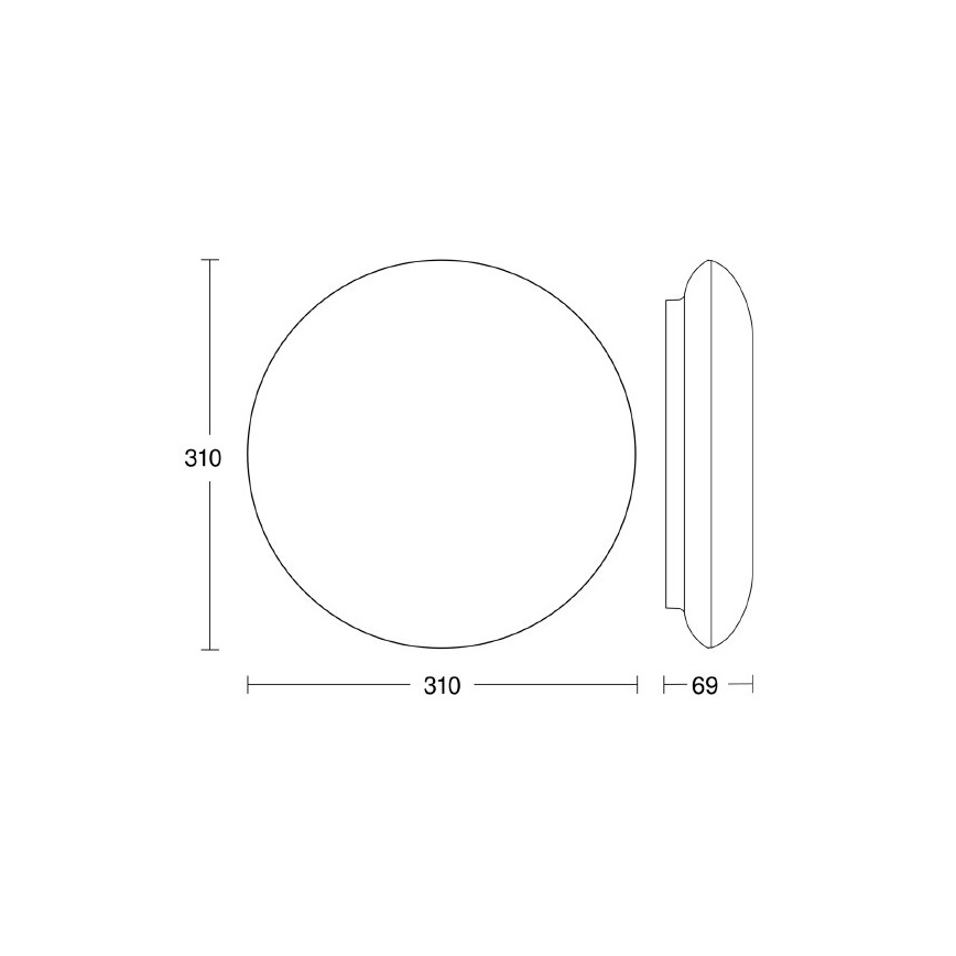 Steinel 035440 - LED Außenleuchte mit Sensor QUATTRO LED/10W/230V IP54