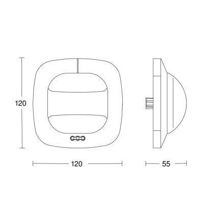 Steinel 057459 – Präsenzmelder Dual HF DALI-2 weiß