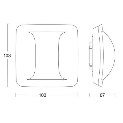 Steinel 058036 – Präsenzmelder Hallway KNX weiß
