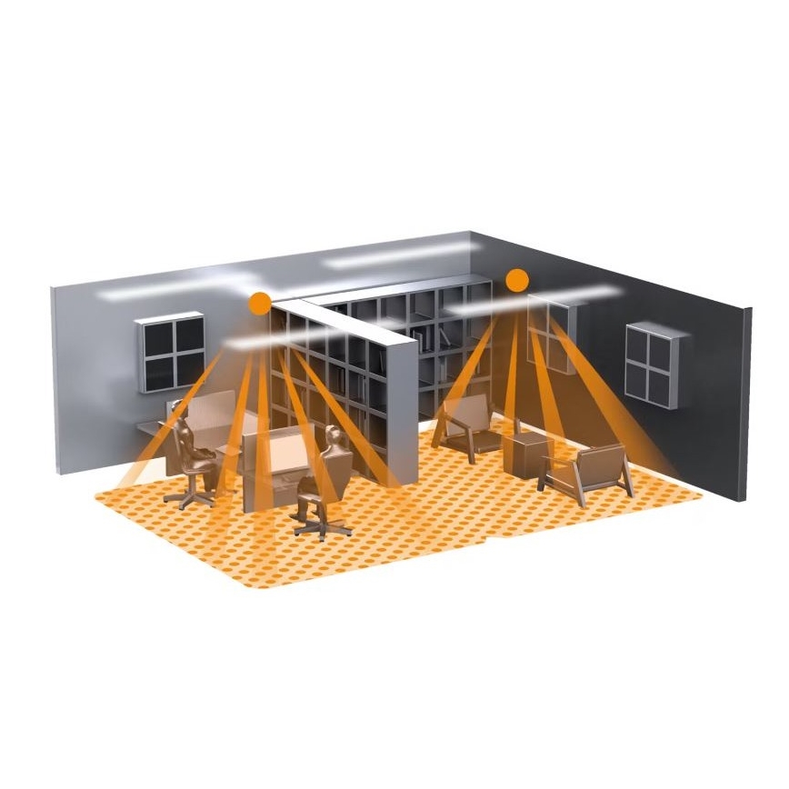 Steinel 058517 – Präsenzmelder IR Quattro SLIM XS 4m V3 KNX weiß
