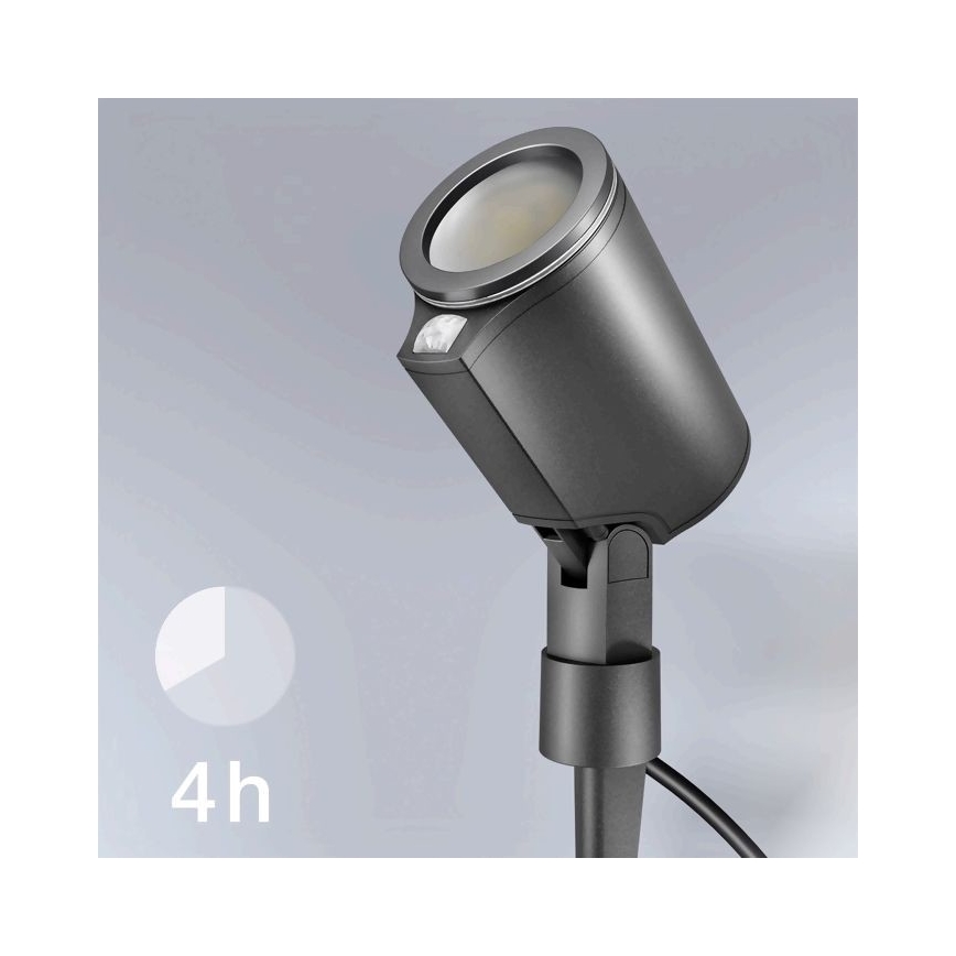 STEINEL 058685 - LED-Außenleuchte mit Sensor SPOT GARDEN 1×GU10/7W/230V IP44