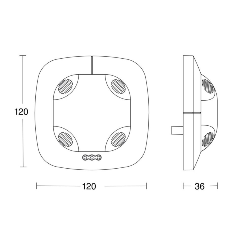 Steinel 059521 – Präsenzmelder DualTech KNX weiß