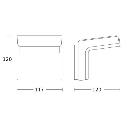 Steinel 059637 – Bewegungsmelder iHF 3D KNX IP54 schwarz