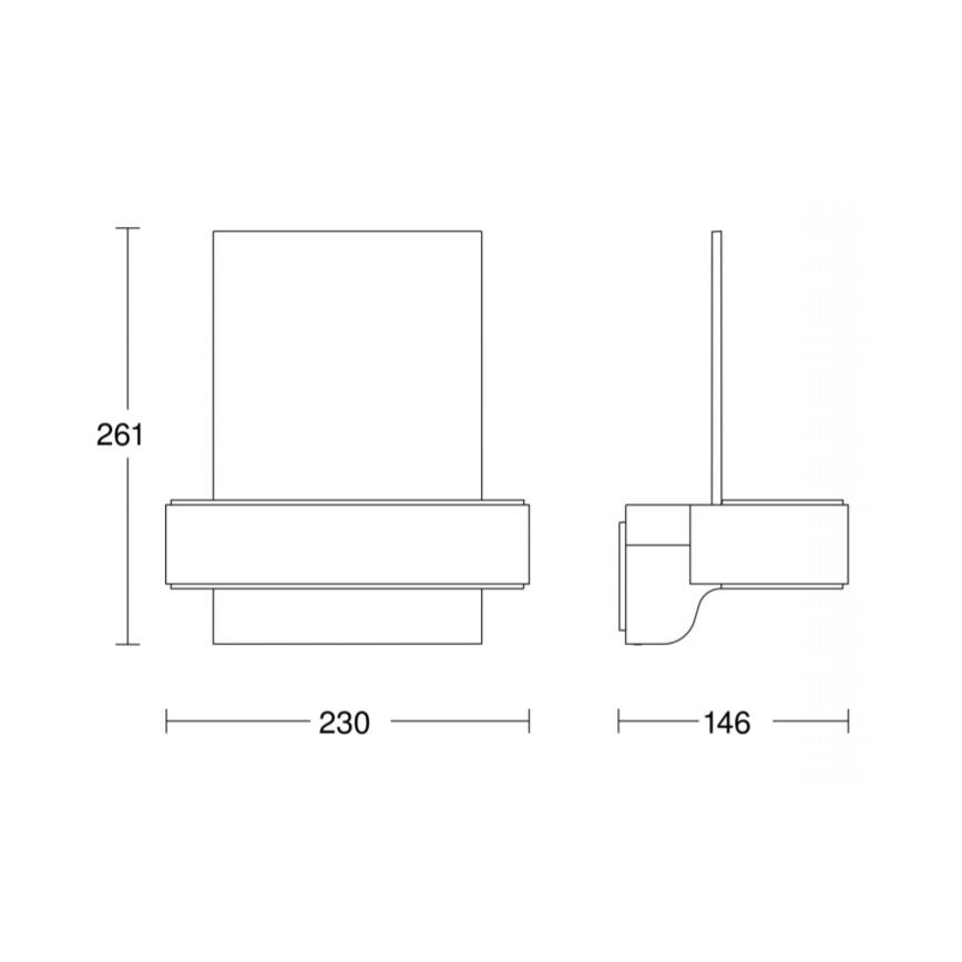STEINEL 065713 - LED-Hausnummer mit Sensor L820 LED/12,5W/230V IP44