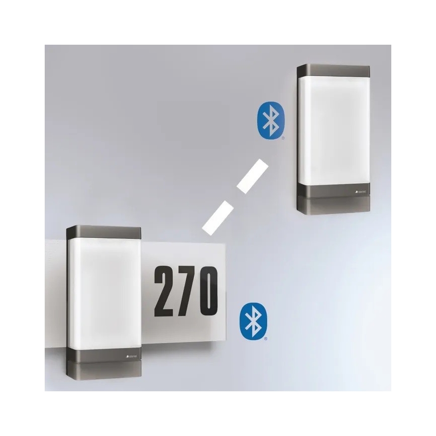 Steinel 067205 - LED-Hausnummer mit Sensor L270SC LED/7,8W/230V IP44