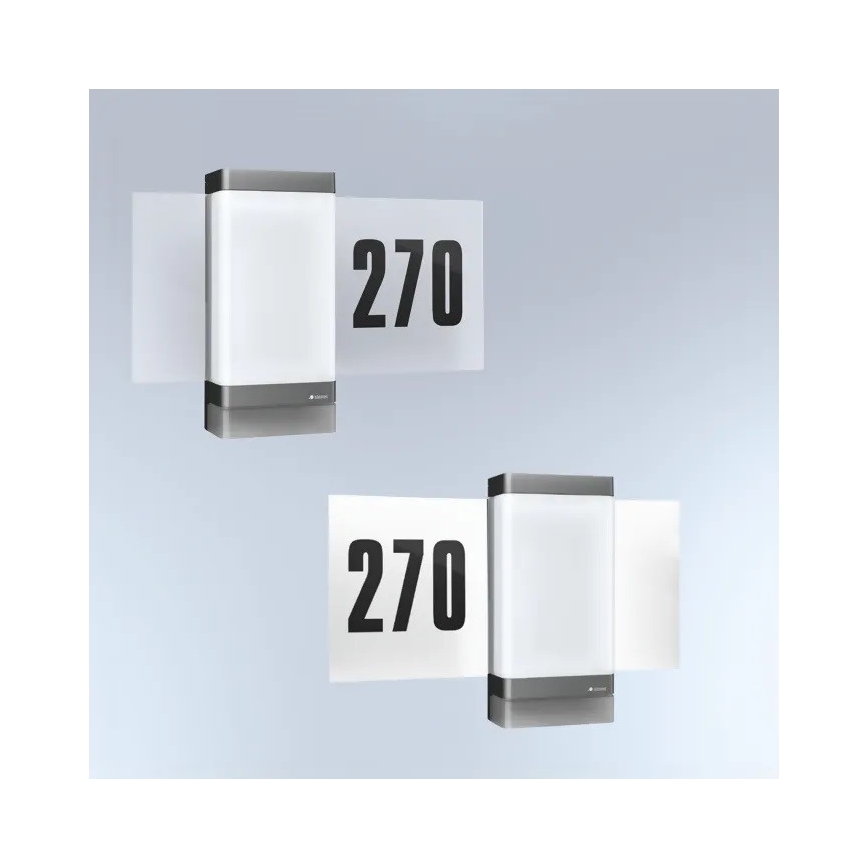 Steinel 067205 - LED-Hausnummer mit Sensor L270SC LED/7,8W/230V IP44