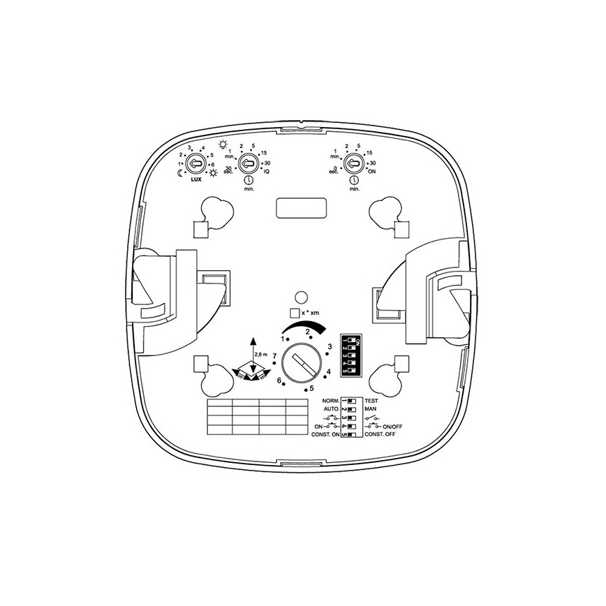 Steinel 079376 – Präsenzmelder IR Quattro HD 24m DALI-2 APC weiß