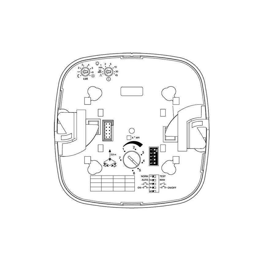 Steinel 079512 - Präsenzmelder HF 360 COM1 weiß