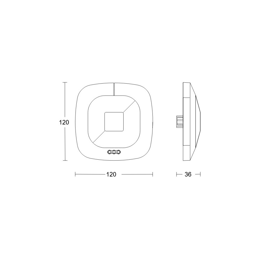 Steinel 079536 – Präsenzmelder HF 360 KNX weiß