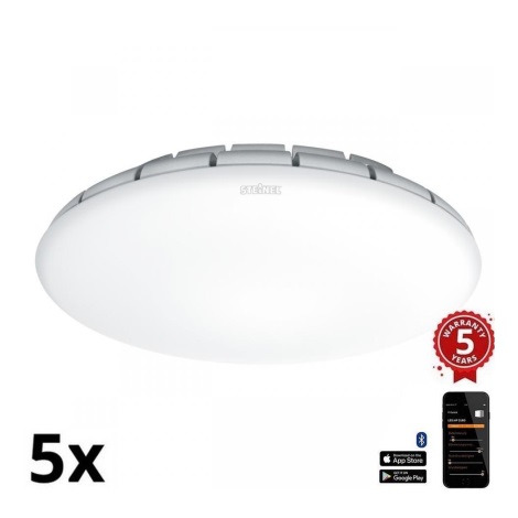 Steinel 079727 – SET 5x LED-Deckenleuchte mit Sensor RS PRO S30 SC LED/25,7W/230V 3000K