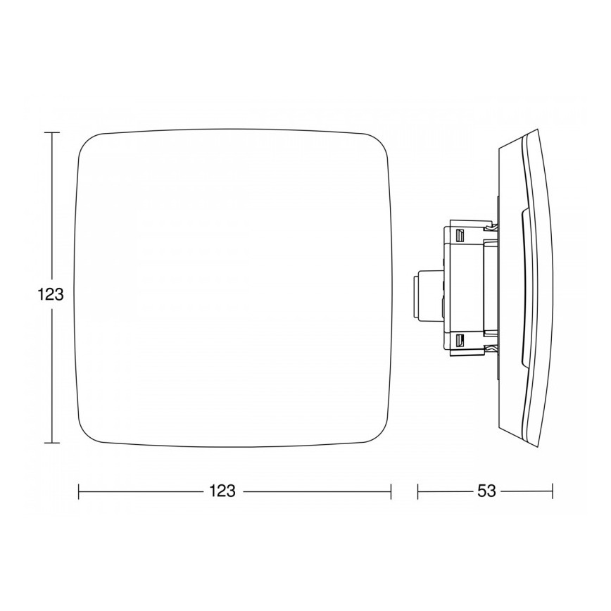 Steinel 081829 - Multisensor True Presence eingebaut V2 DALI2-IPD UP weiß