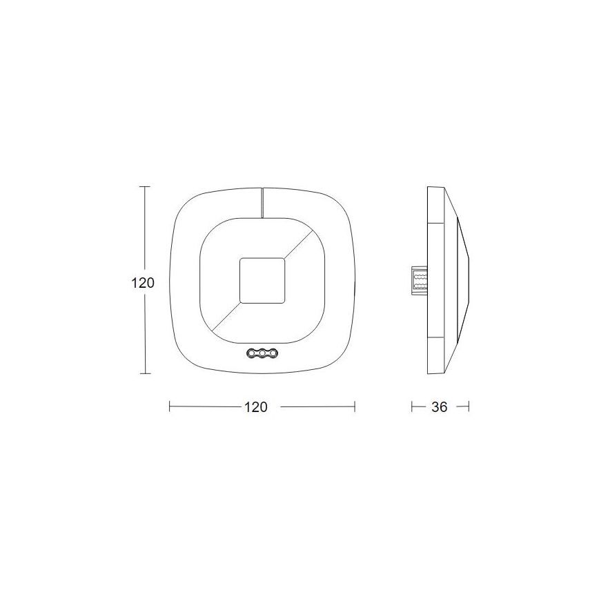 Steinel 082277 - Präsenzmelder HF 360-2 DALI-2 APC schwarz