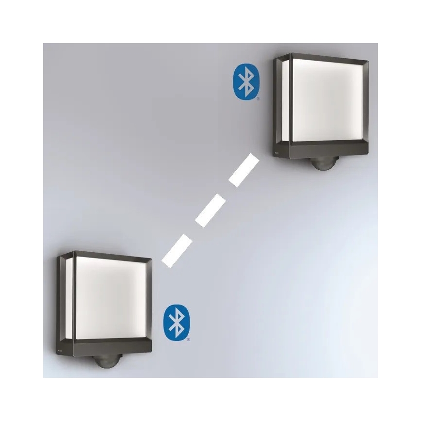 Steinel 085247 - LED Dimmbare Outdoor-Wandleuchte mit Sensor L40SC LED/12,9W/230V