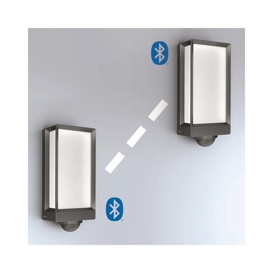 Steinel 085261 - Dimmbare LED Outdoor-Wandleuchte mit Sensor L42SC LED/13W/230V IP54