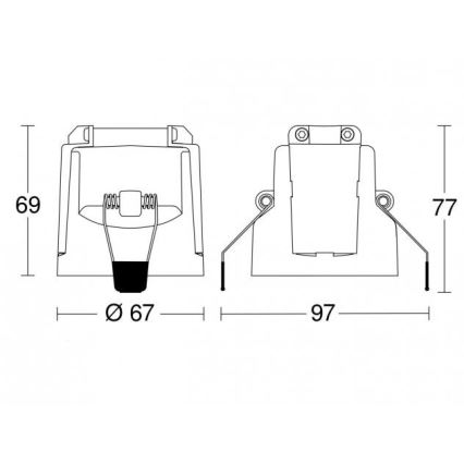 Steinel 088170 - Einbau-Bewegungssensor mit Präsenzsensor PD-8 ECO DALI-2 360° weiß